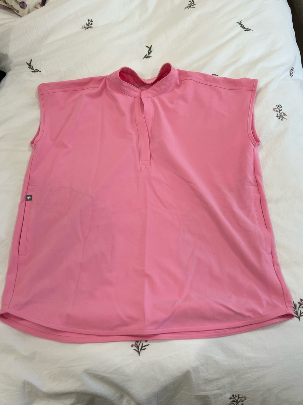 FIGS rafaela sunrise pink top
